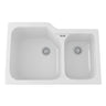 Allia™ 33" Fireclay 2 Bowl Undermount Kitchen Sink