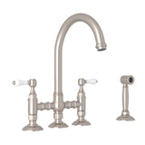 San Julio® Bridge Kitchen Faucet With Side Spray A1461lpws-2