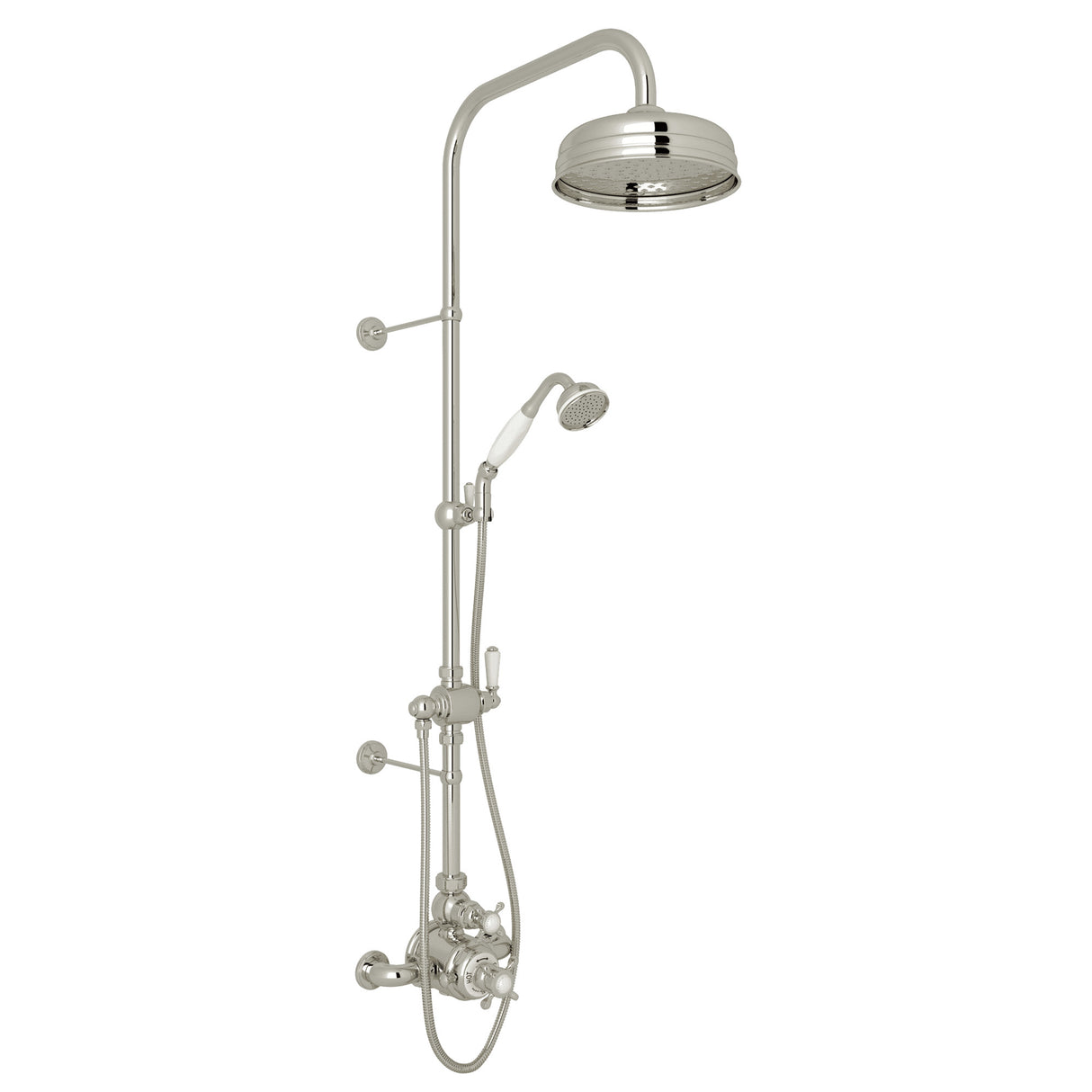 Edwardian 3/4 inch Exposed Wall-Mount Thermostatic Shower System