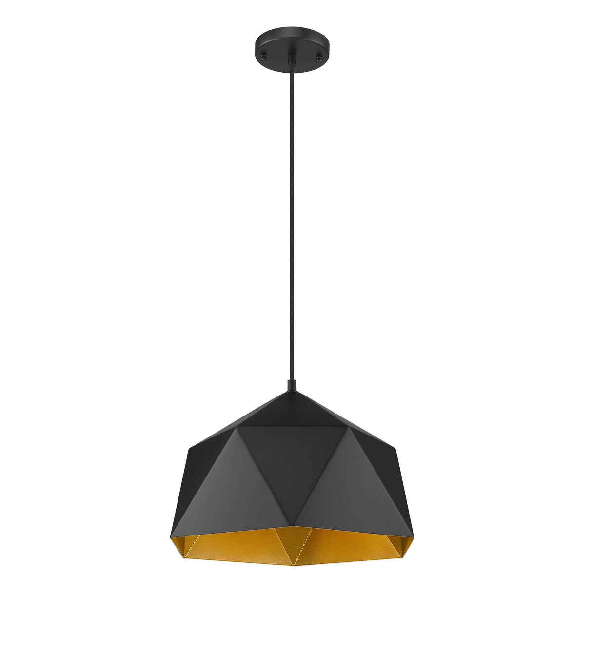 Single Pendant Lighting YS7702-1PM-BK
