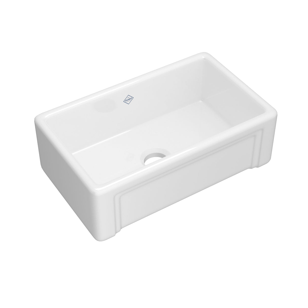 Egerton 30" Single Bowl Farmhouse Apron Front Fireclay Kitchen Sink