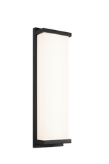 Matteo Luce tall outdoor wall light, angled view