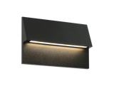 Dawn outdoor LED step light with downlight strip