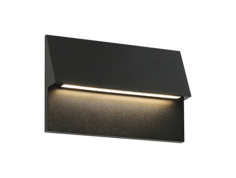 Dawn outdoor LED step light with downlight strip