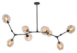 Chandelier MA11XBLK-AMB