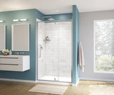 Uptown 45-47 x 76 in. 8 mm Pivot Shower Door for Alcove Installation with Clear glass in Chrome