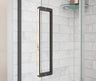 Uptown 44-47 x 76 in. 8 mm Sliding Shower Door for Alcove Installation with Clear glass in Chrome