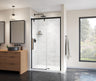 Uptown 44-47 x 76 in. 8 mm Sliding Shower Door for Alcove Installation with Clear glass in Chrome