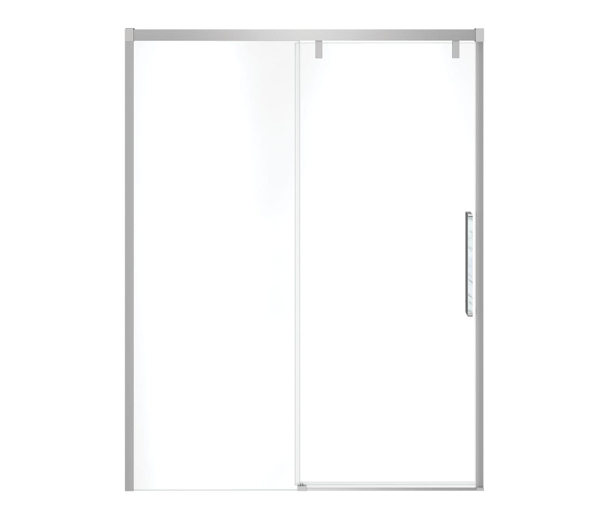 Uptown 56-59 x 76 in. 8 mm Sliding Shower Door for Alcove Installation with Clear glass in Chrome