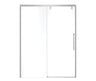 Uptown 56-59 x 76 in. 8 mm Sliding Shower Door for Alcove Installation with Clear glass in Chrome