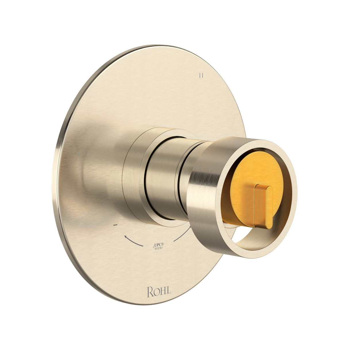 Eclissi™ 3-way Type T/P (thermostatic/pressure balance) coaxial patented trim