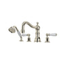 Edwardian 4-Hole Deck-mount Tub Filler With Column Spout