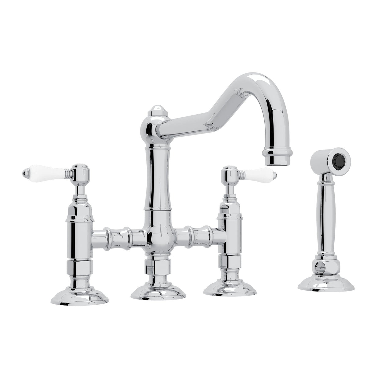 Acqui® Bridge Kitchen Faucet With Side Spray A1458lpws-2