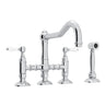 Acqui® Bridge Kitchen Faucet With Side Spray A1458lpws-2