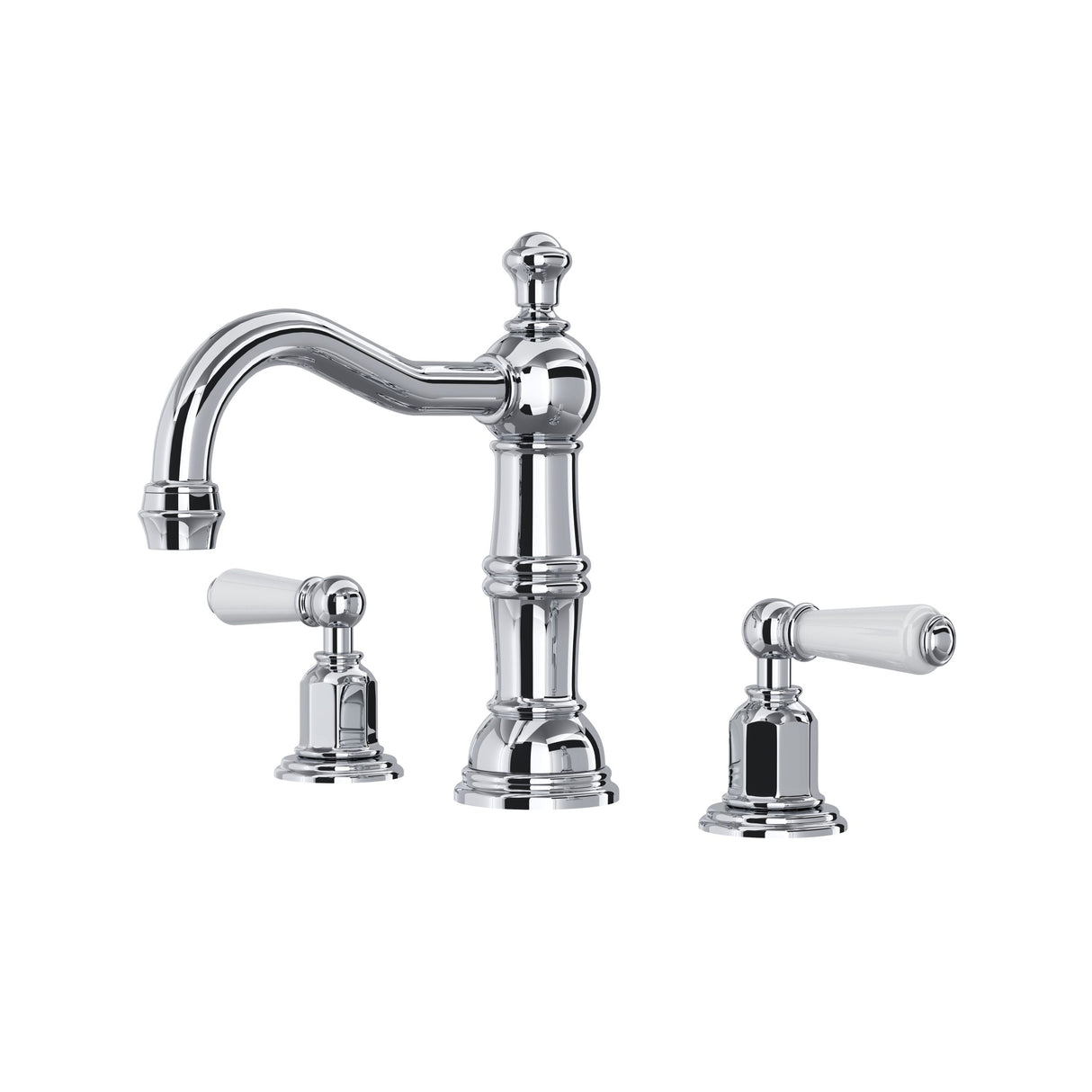 Edwardian Widespread Lavatory Faucet With Column Spout