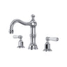 Edwardian Widespread Lavatory Faucet With Column Spout