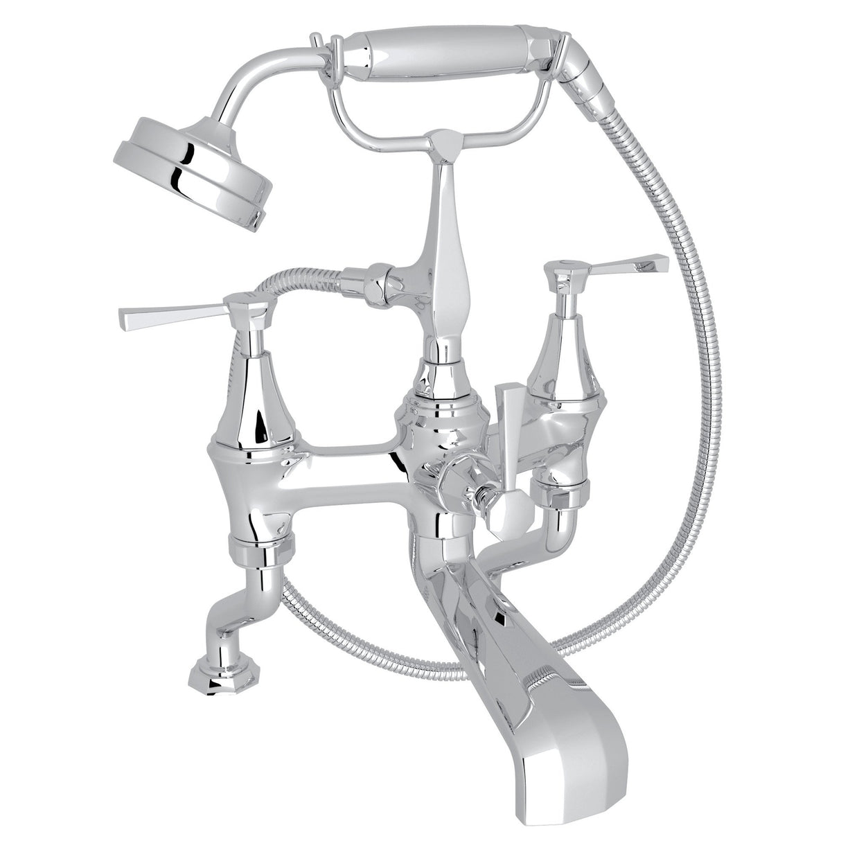 Deco Exposed Deck-mount Tub Filler