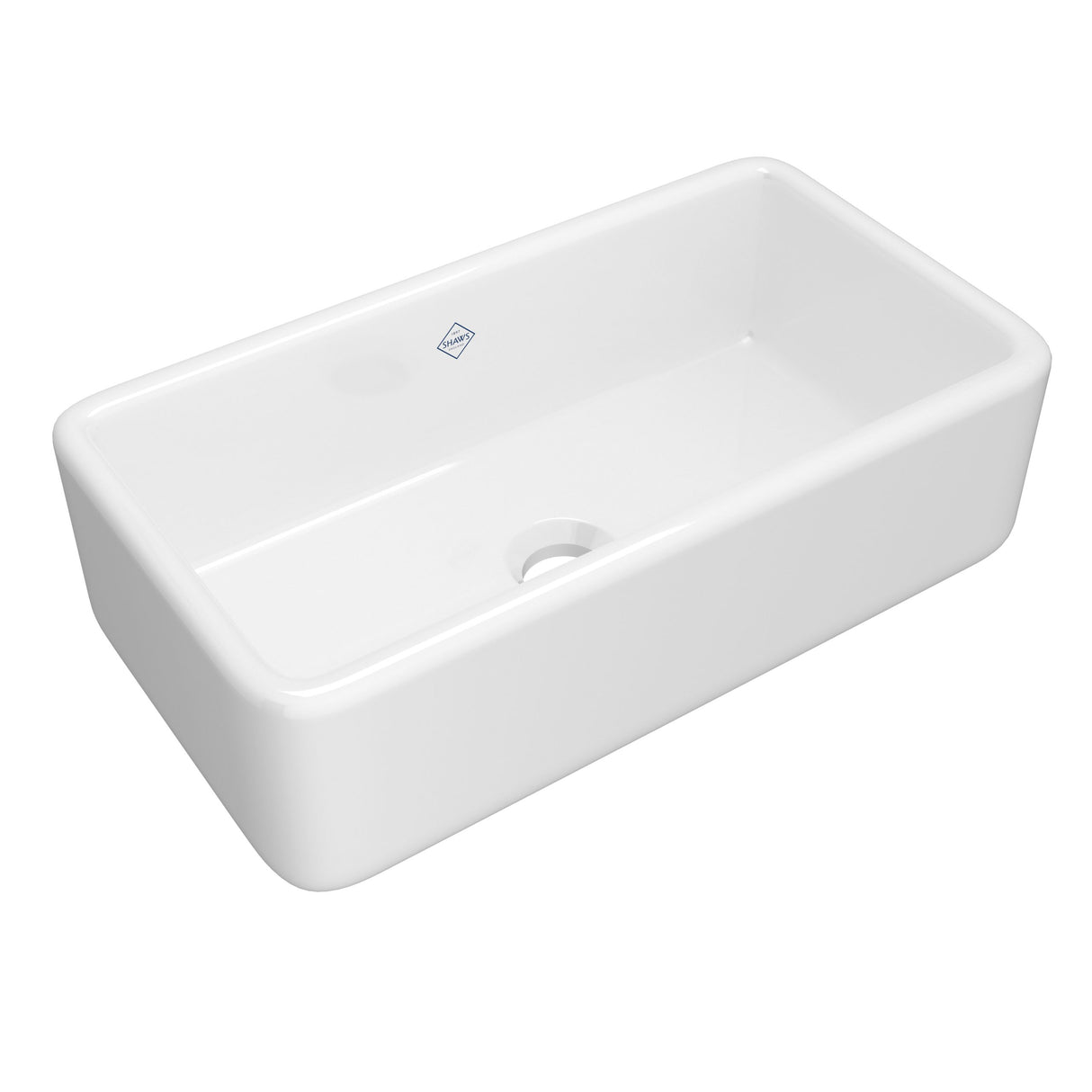 Lancaster 33" Single Bowl Farmhouse Apron Front Fireclay Kitchen Sink