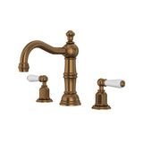 Edwardian Widespread Lavatory Faucet With Column Spout