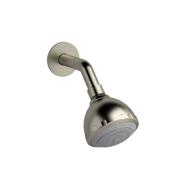 4" 3-Function Showerhead With Arm — Brushed Nickel Finish