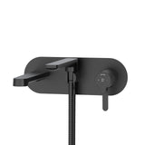 Wall-mount Type T/P (thermo/pressure balance) coaxial tub filler trim with handshower