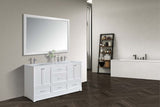 Waltz Transitional Floor Mount Double Sink Vanity Set