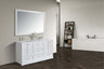 Waltz Transitional Floor Mount Double Sink Vanity Set