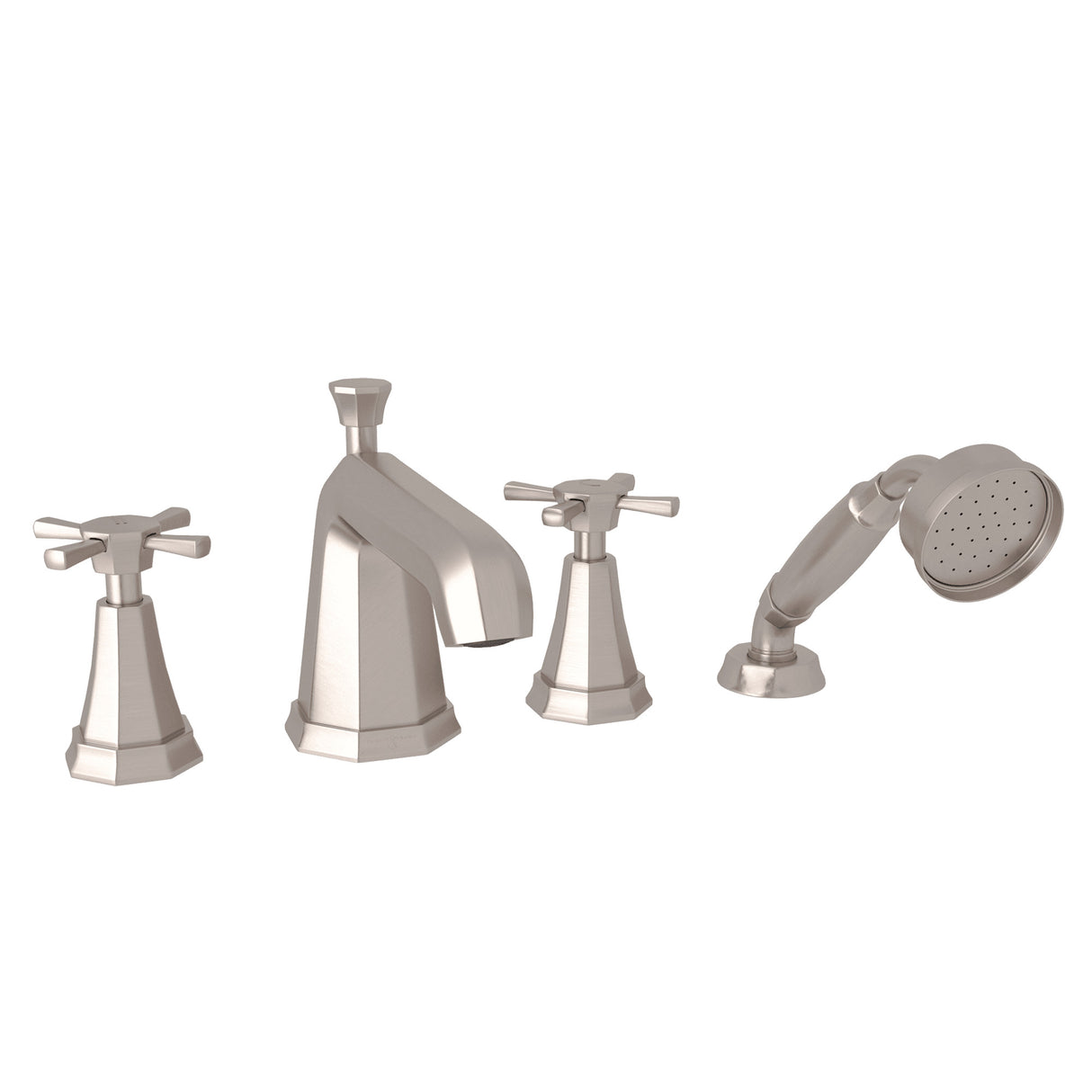 Deco 4-Hole Deck-mount Tub Filler