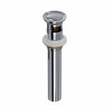 Push Drain With Overflow 0127dof