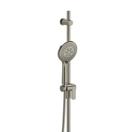 Handshower Set With 36" Slide Bar and 6-Function Handshower — Brushed Nickel Finish