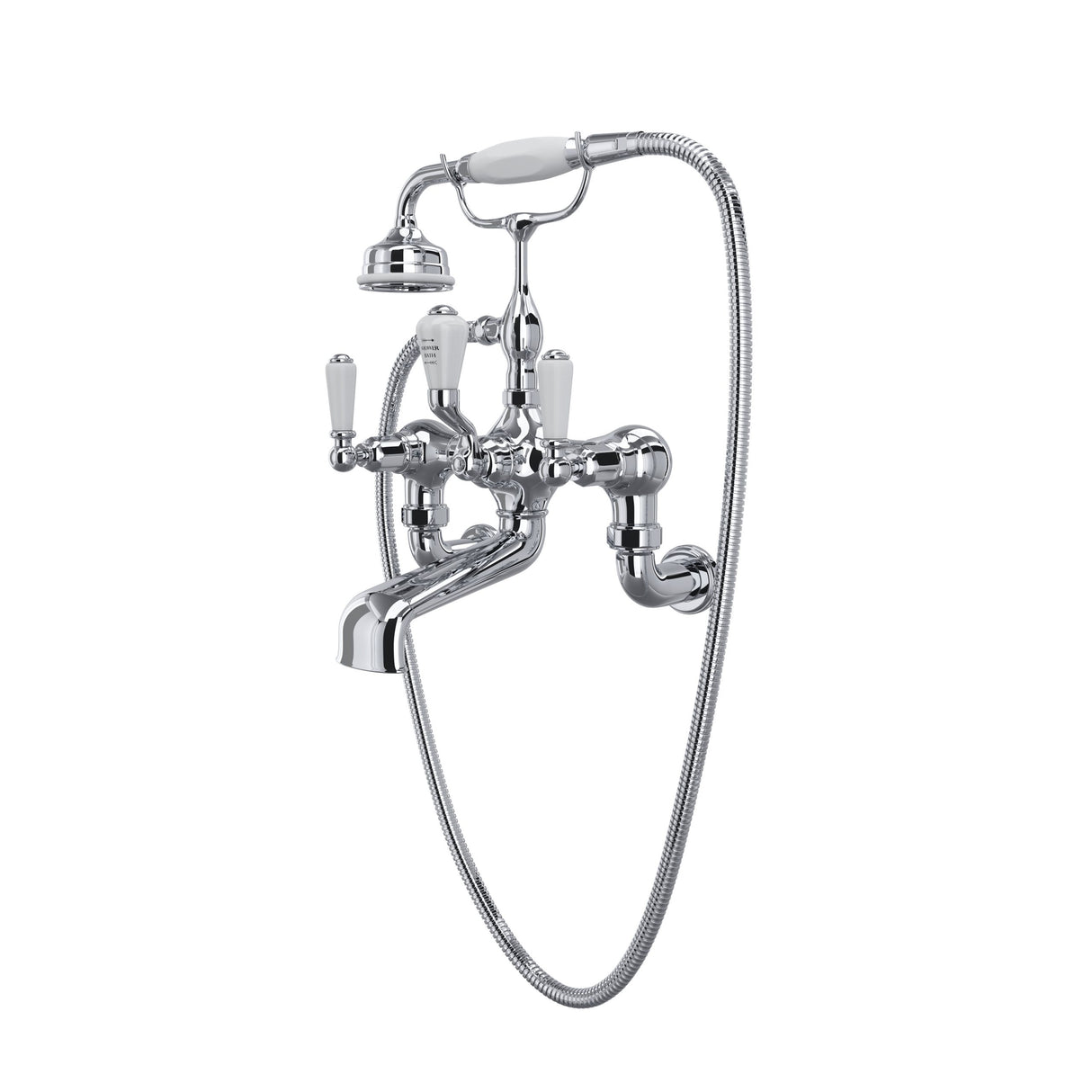 Edwardian Exposed Wall-mount Tub Filler