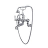 Edwardian Exposed Wall-mount Tub Filler