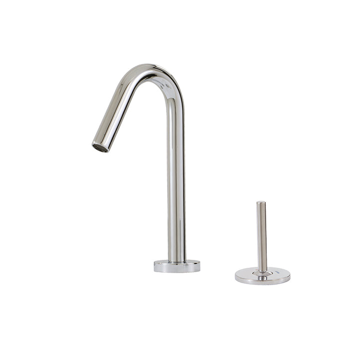 2-piece lavatory faucet with side joystick