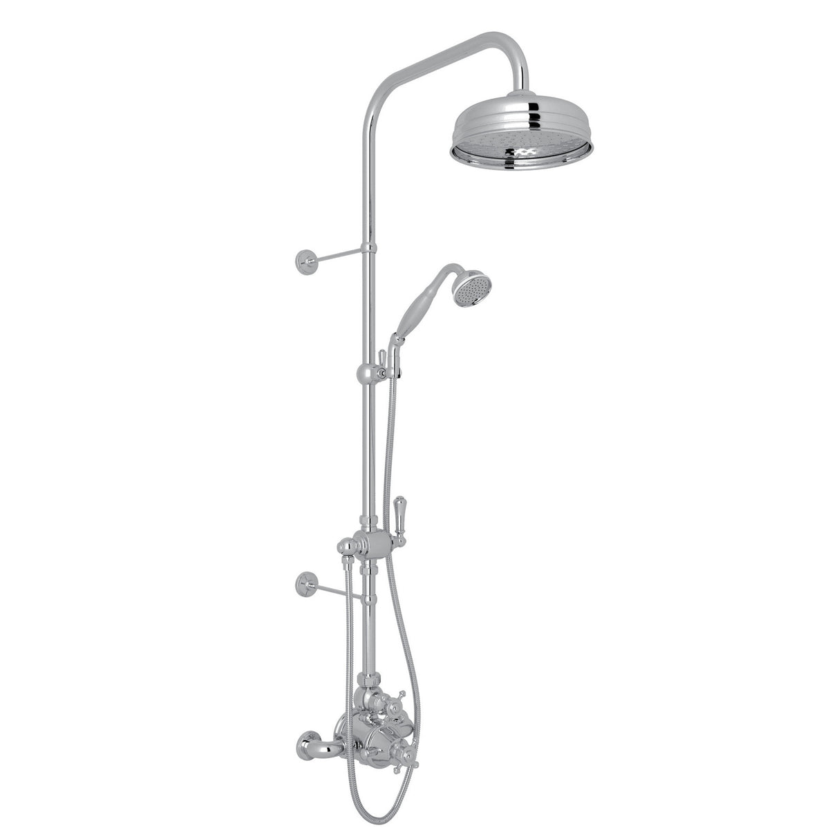 Georgian Era 3/4" Exposed Wall Mount Thermostatic Shower System