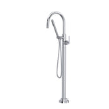 Lombardia® Single Hole Floor-mount Tub Filler Trim