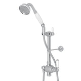 Riser Diverter, Handshower, Handshower Holder, Hose and 8" Thermostatic Outlet U.5373N