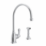 Georgian Era Kitchen Faucet With Side Spray