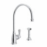 Georgian Era Kitchen Faucet With Side Spray