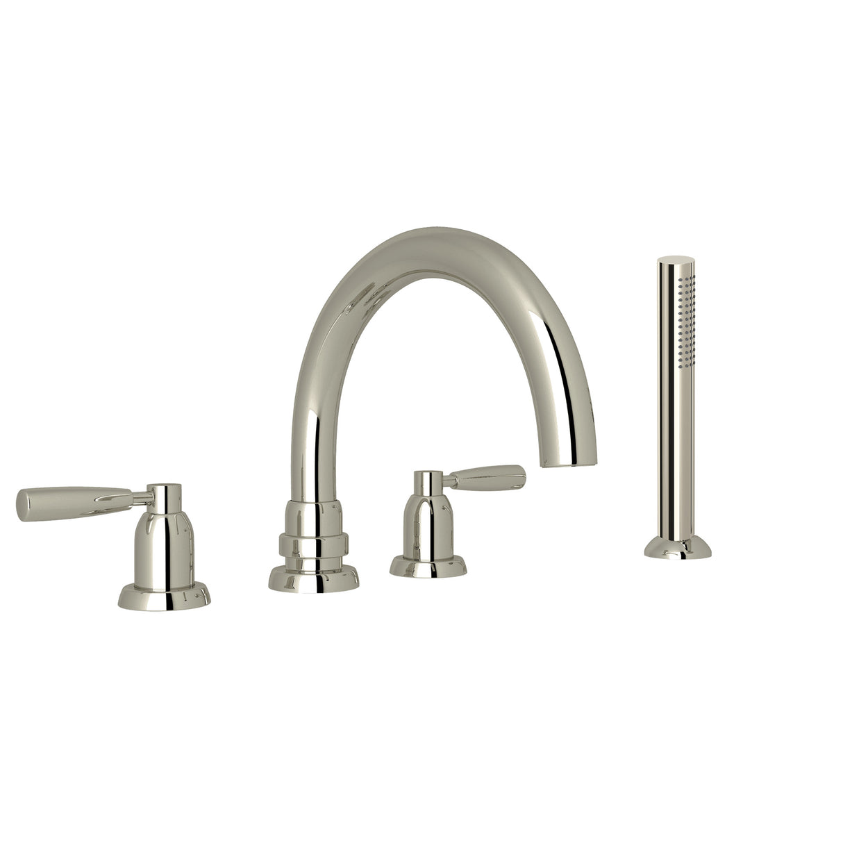 Holborn 4-Hole Deck-mount Tub Filler With C-Spout