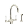 San Julio® Two Handle Kitchen Faucet With Side Spray A1676lpws-2