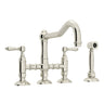 Acqui® Bridge Kitchen Faucet With Side Spray A1458lmws-2