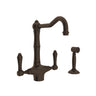 Acqui® Two Handle Kitchen Faucet With Side Spray A1679lmws-2