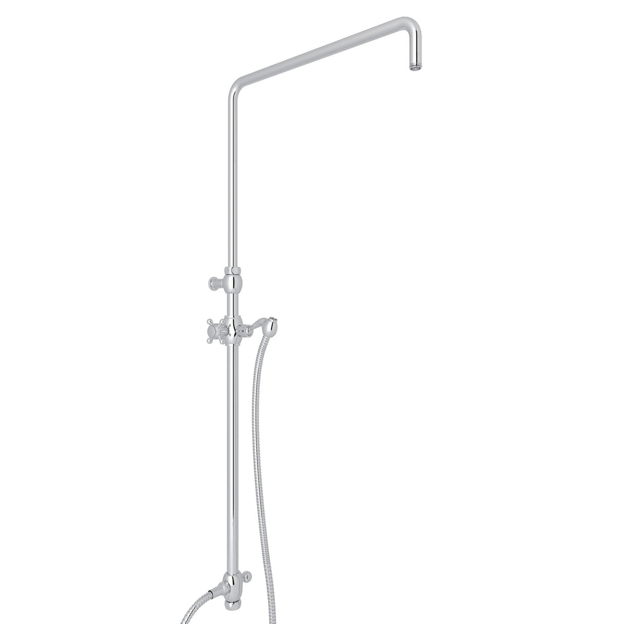 Riser With Diverter, Hose And Sliding Handshower Holder 1560