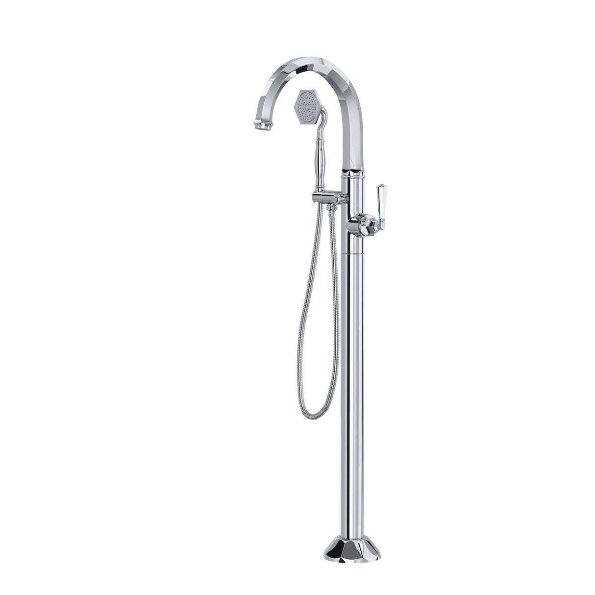 Palladian® Single Hole Floor-mount Tub Filler Trim