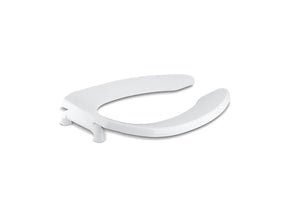 Lustra™ Elongated toilet seat with self-sustaining check hinge