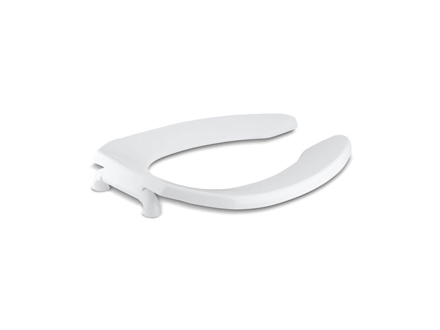 Lustra™ Elongated toilet seat with self-sustaining check hinge