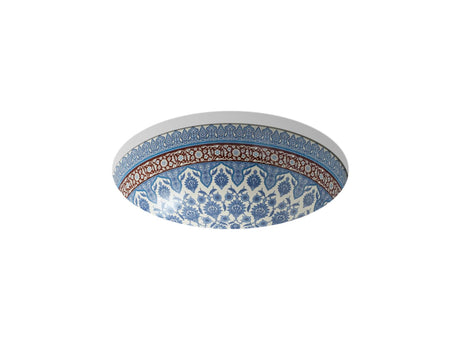 Marrakesh™ Camber® 16-1/4" round undermount bathroom sink, no overflow