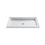 Purist® 48" x 36" alcove shower base, center drain
