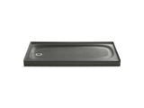 Salient® 60" x 30" alcove shower base, left drain
