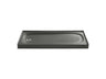 Salient® 60" x 30" alcove shower base, left drain